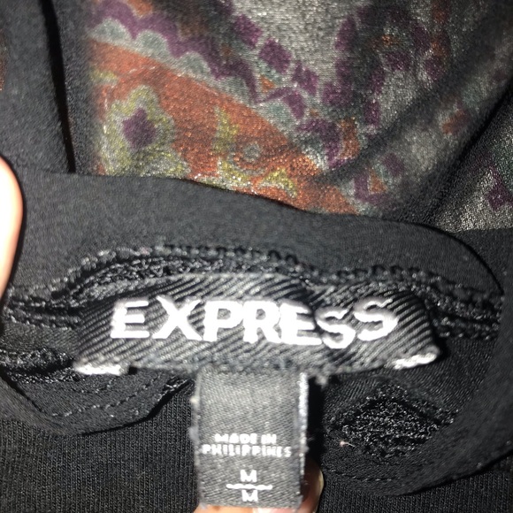 Express Black Blouse - Picture 3 of 3